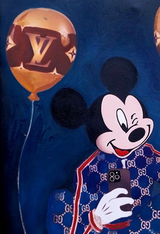 Stylish Mickey Mouse