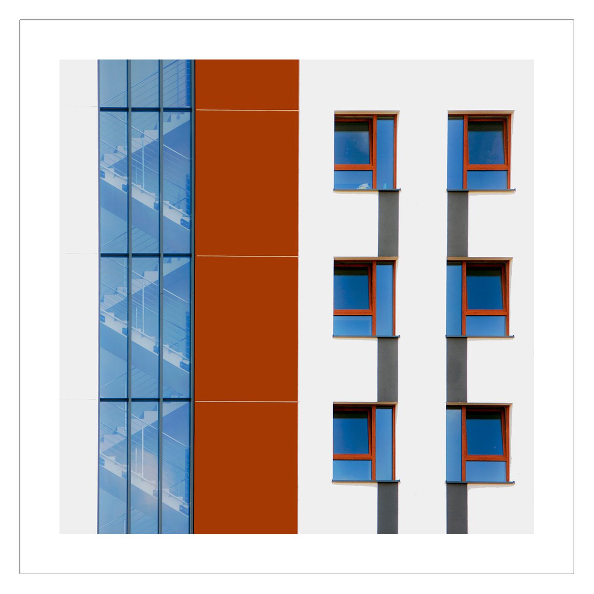 Geometric Cityscapes Photograph By Beata Podwysocka, 20 X 20, Facade 12, Original Artwork