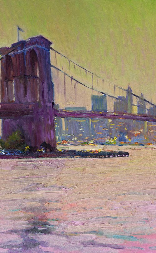 Brooklyn Bridge. Sunrise by Suren Nersisyan