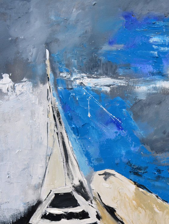 An anchor and a dreaming girl