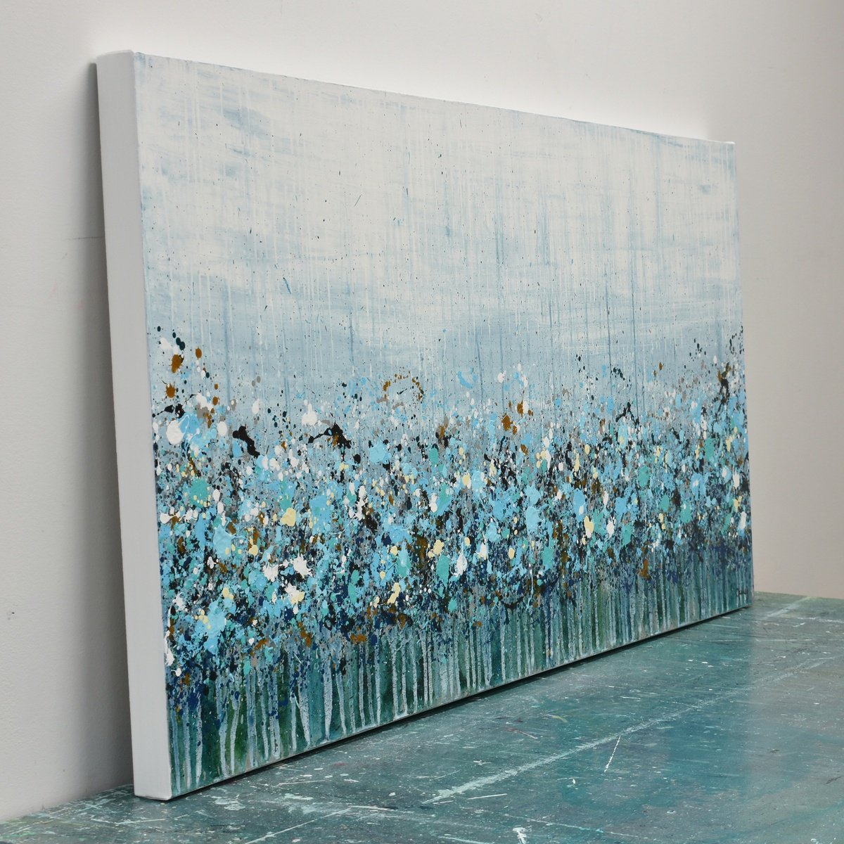 Blue Poppy Field by Carney