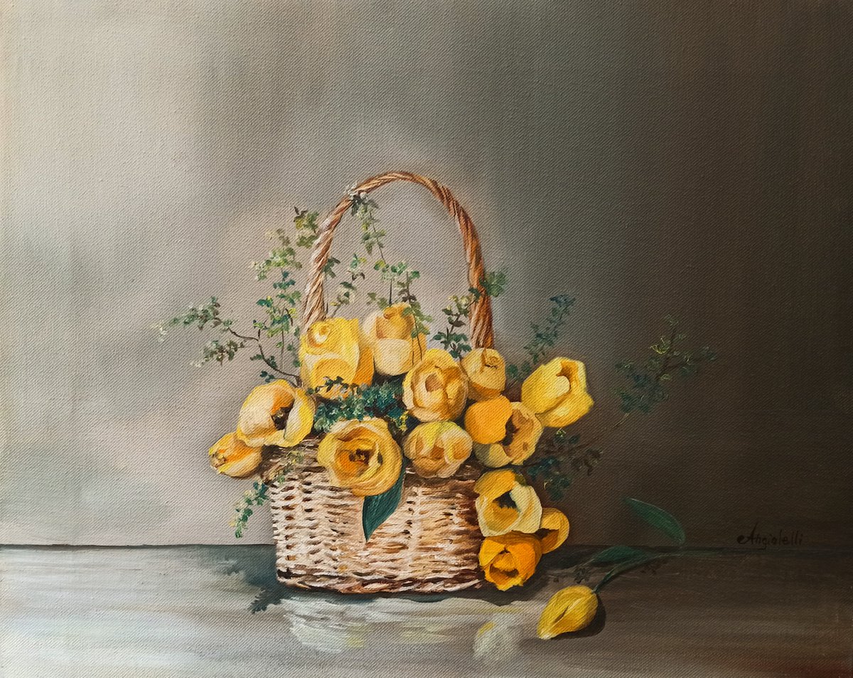 Yellow tulips by Anna Rita Angiolelli