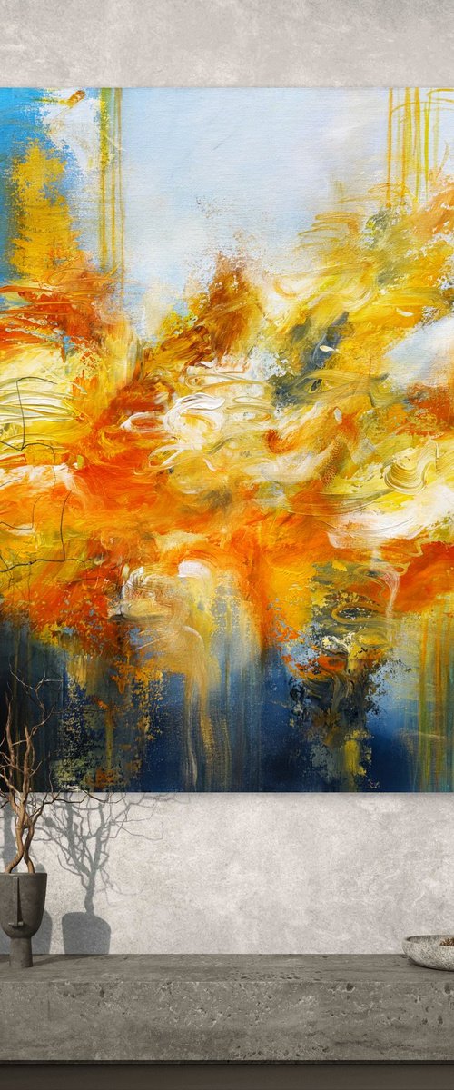 Meadow on Fire by Andrada Anghel