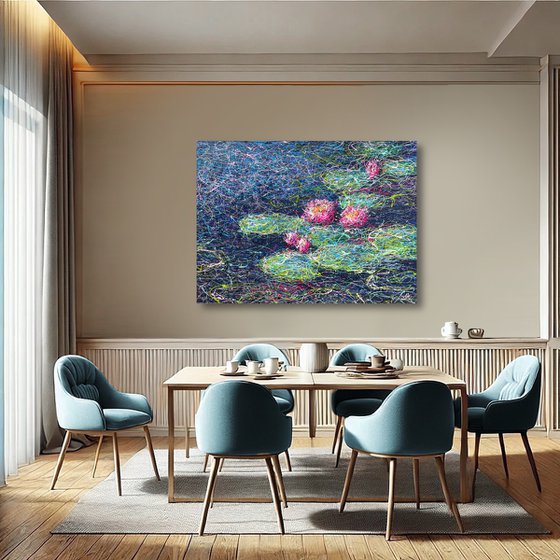 Pink Water lilies