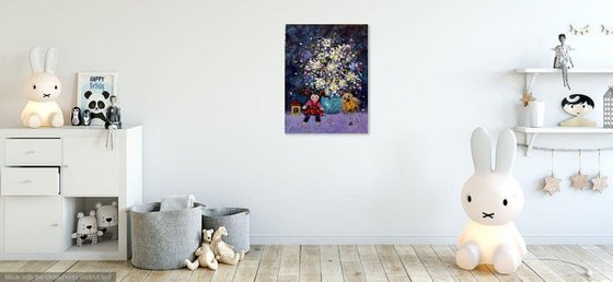 Whispers of childhood/free shipping in USA for any of my artworks