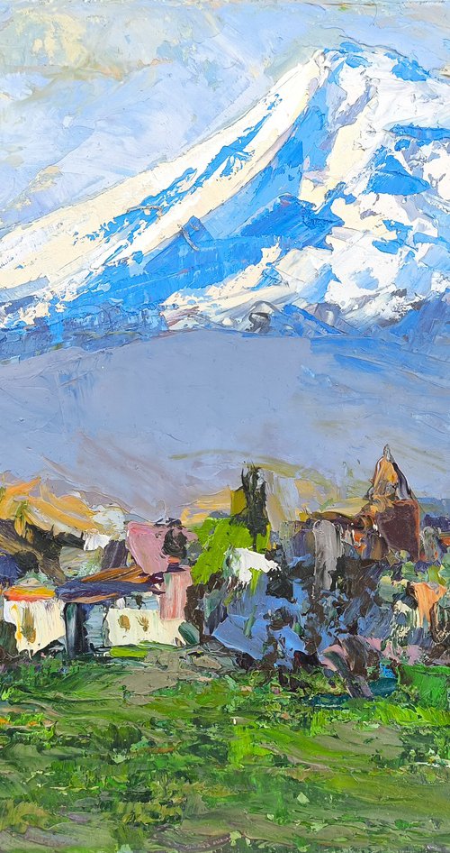 The Village Beneath the Ararat by Sergey Arustamyan