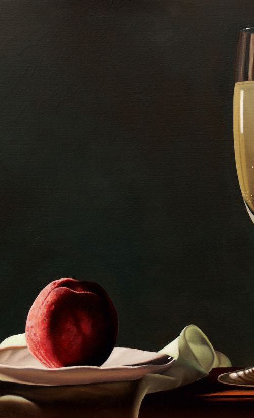 Peach and Champagne by Dietrich Moravec