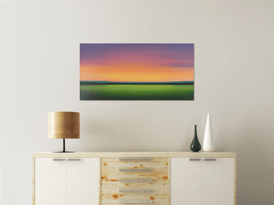 Illuminated Sky - Colorful Abstract Landscape