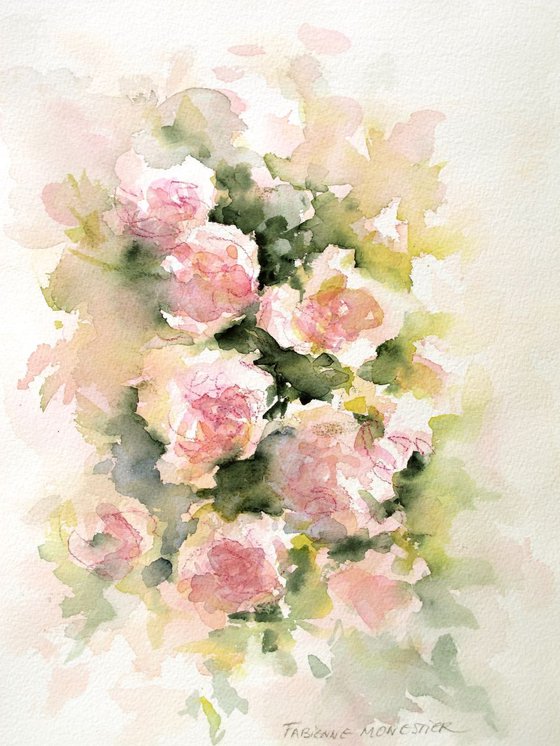 Roses -watercolor study