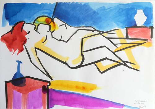 Sleep (small sketch) by Aleksandar Bašić