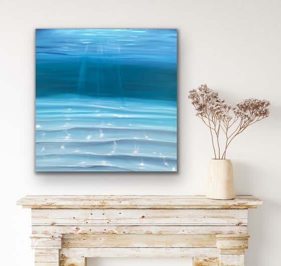 Refreshed - tropical seascape abstract