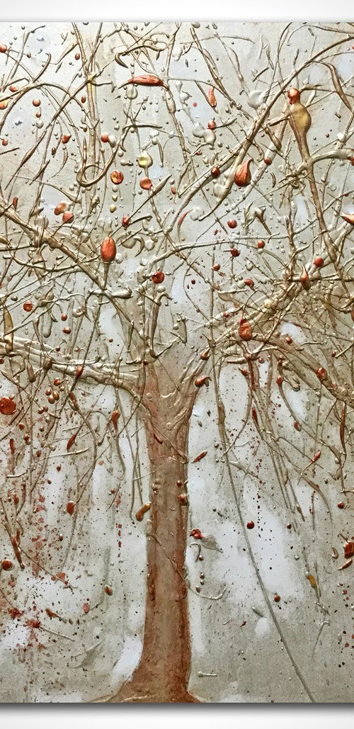 Champagne Copper Tree by Carol Wood