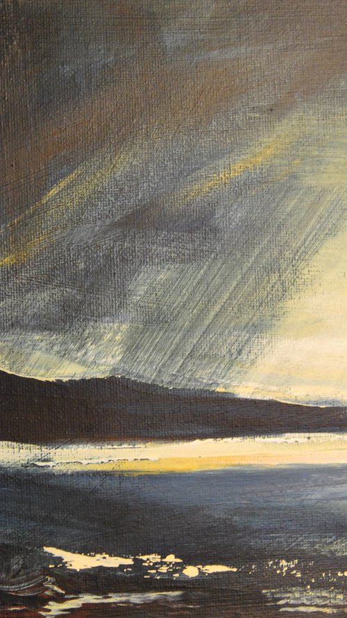 Shower at Camus Beag by Ian macphie