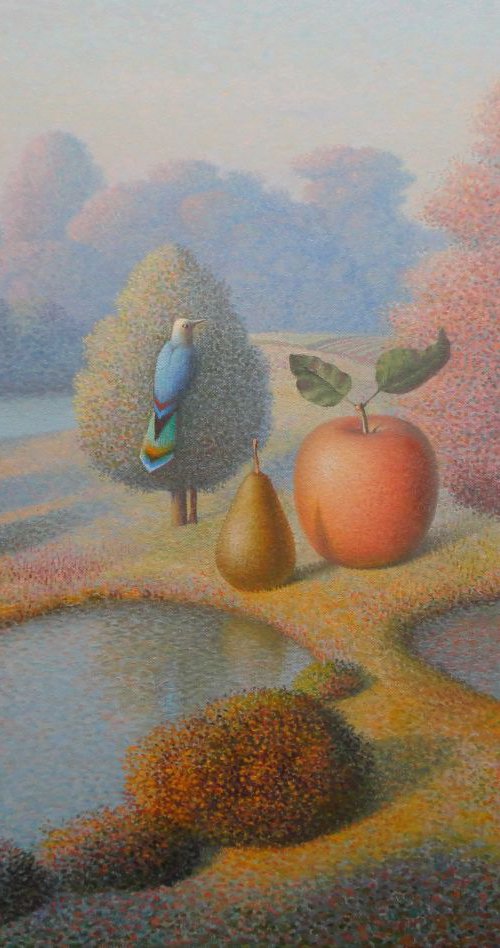 Evening Fall 24"x30" 2016 by Evgeni Gordiets