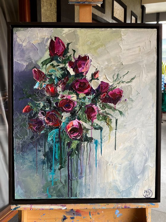 Flowing Roses II – Rose Bouquet