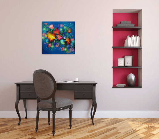 "Evening Flowers" Floral Painting