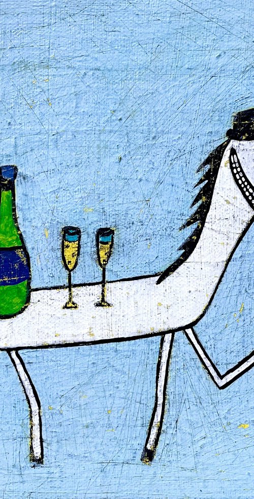 Old buffet horse by Ann Zhuleva