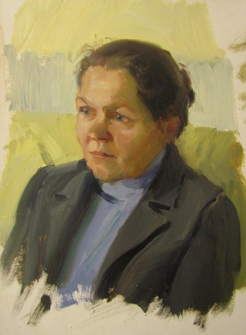 Female portrait by Viktoriia Pidvarchan