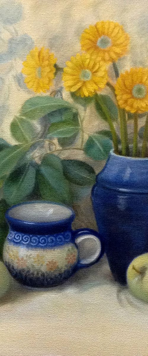 Gerberas & Apples by Tatiana Roulin