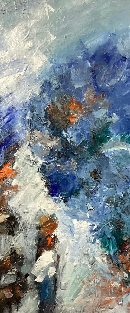 Winter: Walking the Dogs by Irene Wilkes