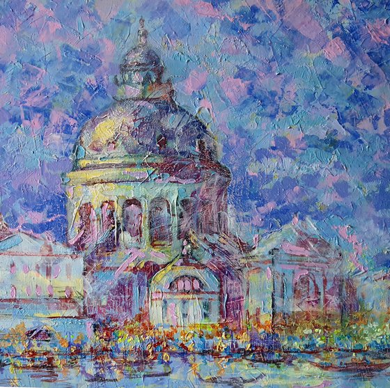 Golden Gondolas of the Venice Carnival