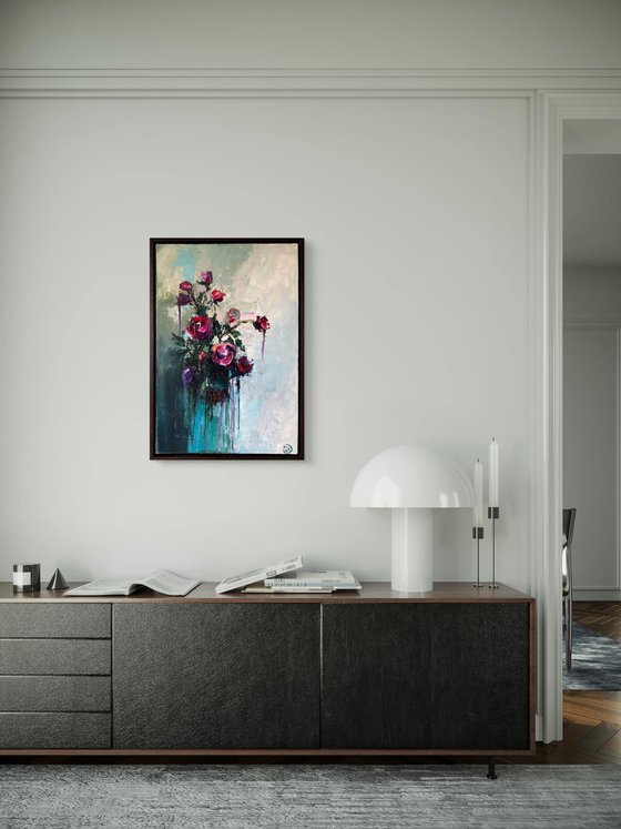 Flowing Roses III – Rose Bouquet