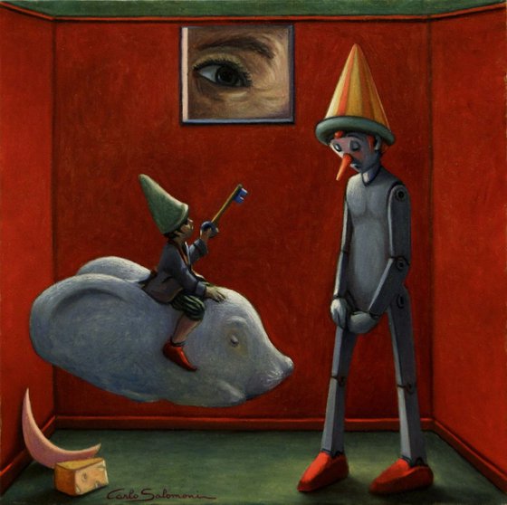 THE KEY - Pinocchio- (framed)