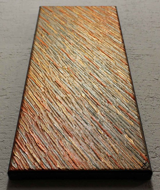 Tin gold copper knife texture