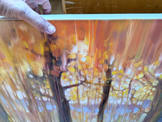 Abstract Autumn Wood