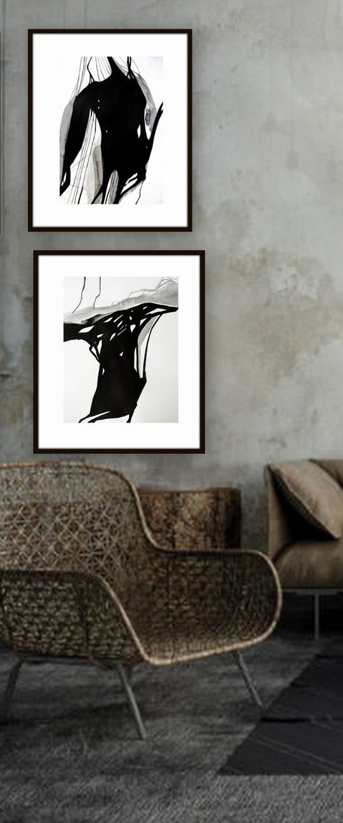 Abstract artwork by Nadia Moniatis