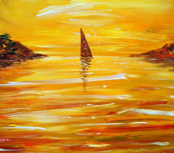 Romantic Sundown Sailing XL 2