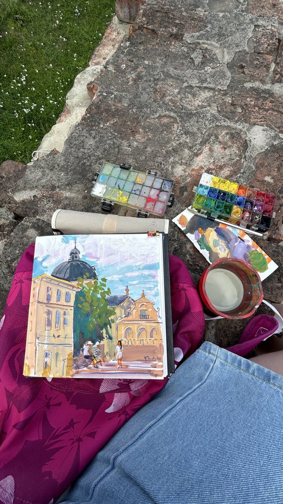 Lovely Lviv Ukraine cityscape