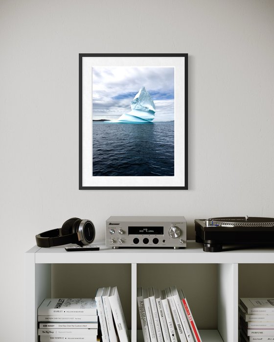 BLUE SEA AND BIG ICEBERG