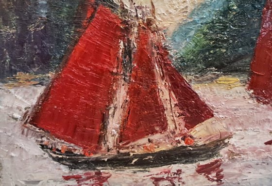 Galway hookers  in Connemara