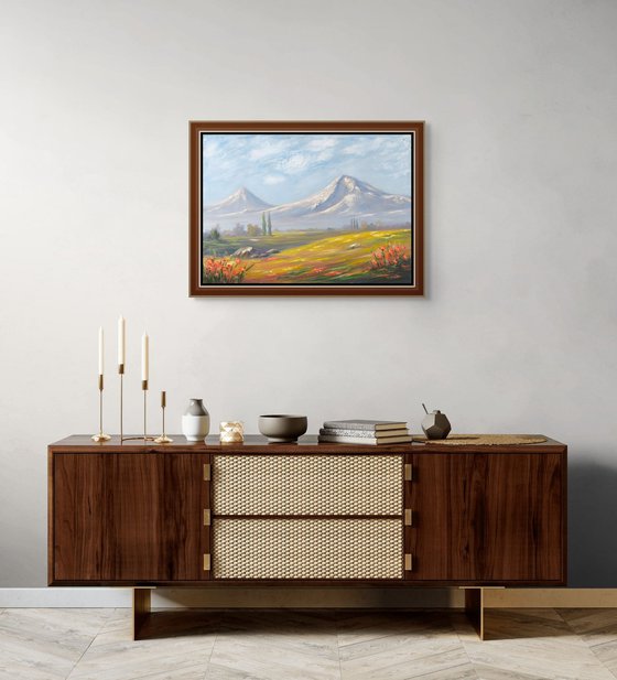 Golden Field Under Ararat