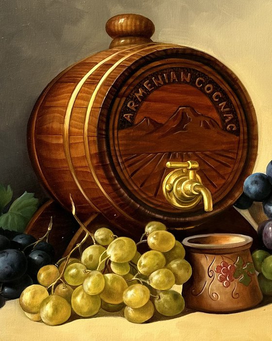 Still life with Armenian brandy