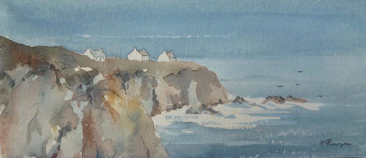 Clifftop Cottages Aran by Maire Flanagan
