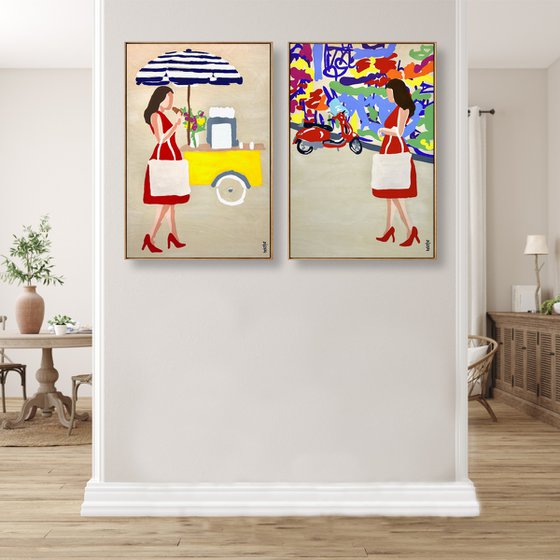 Snapshots of Summer Graffiti 64cm x 94.5cm