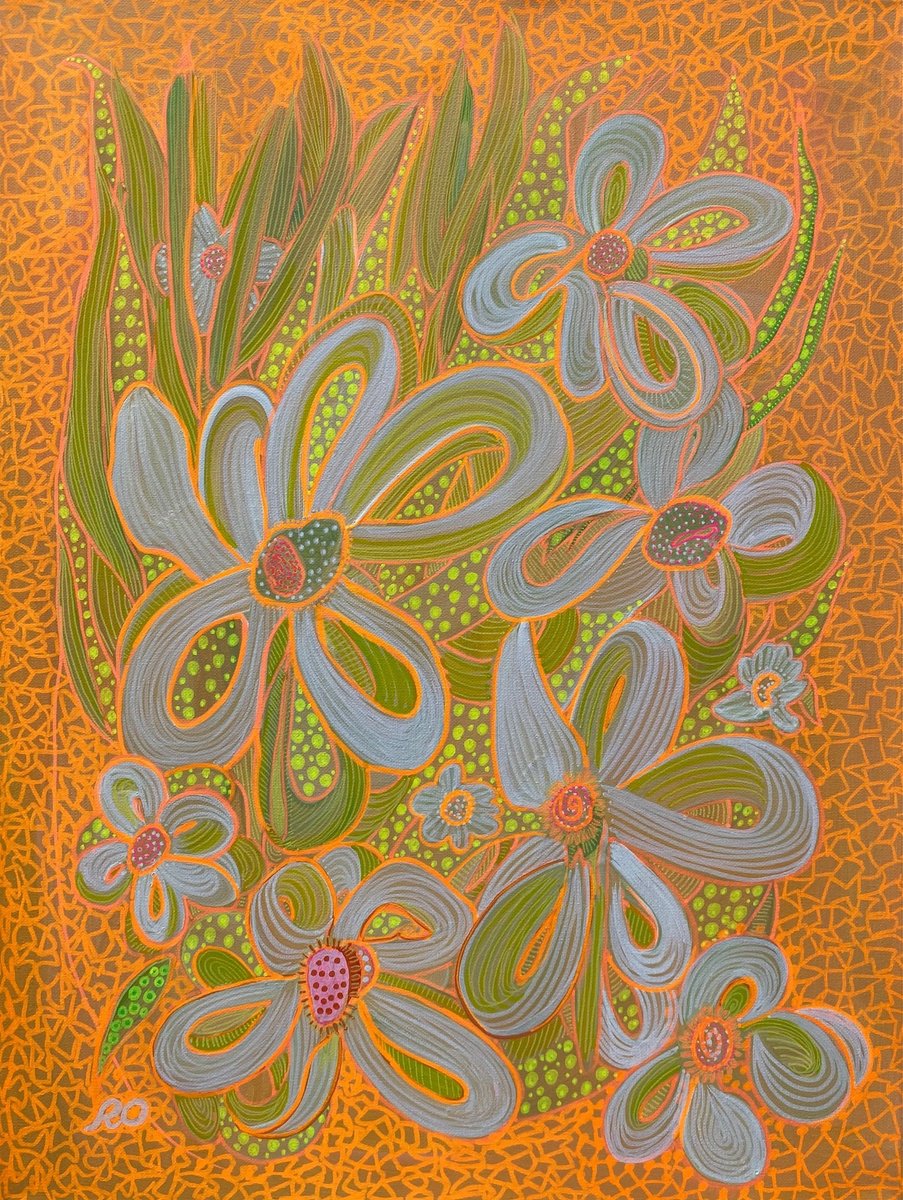  Sunny Flowers By Olga Rokhmanyuk | Roartus, 18 X 24, Artwork For Sale On Artfinder