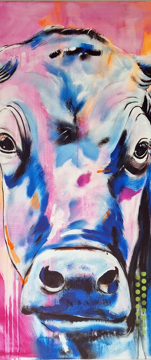 'COW CODED #14' by Stefanie Rogge