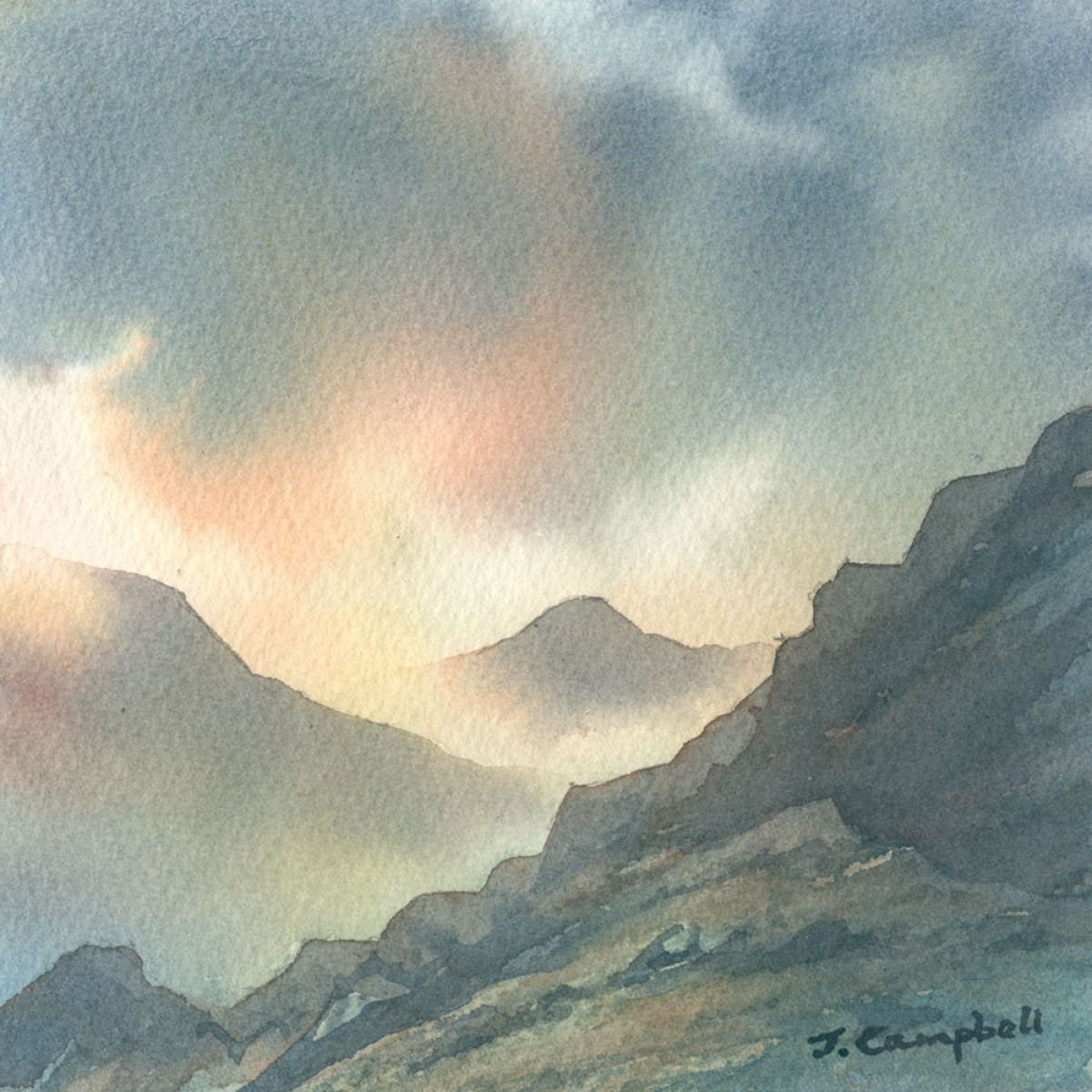 View from Blencathra by John Campbell