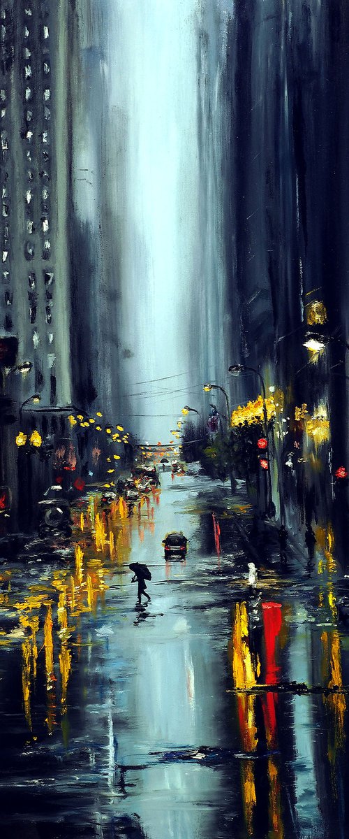 The Lights that Shine in New York by Ruslana Levandovska