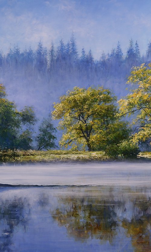 "On the river" by Gennady Vylusk