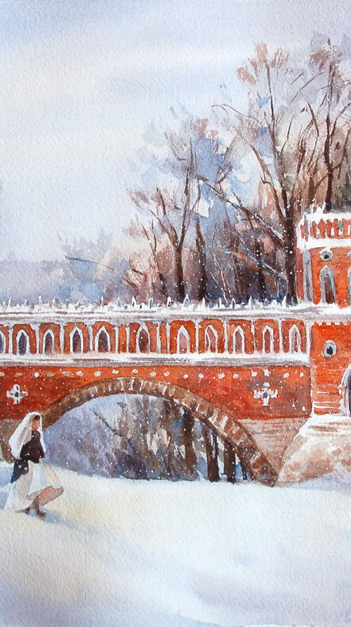 Winter in Tsaritsyno by Yulia Krasnov