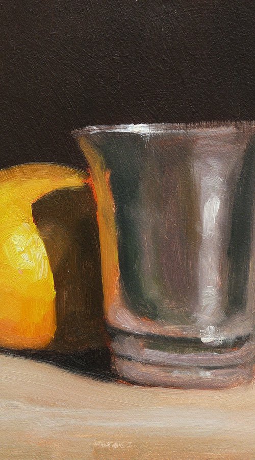 Lemon and Goblet by Pascal Giroud