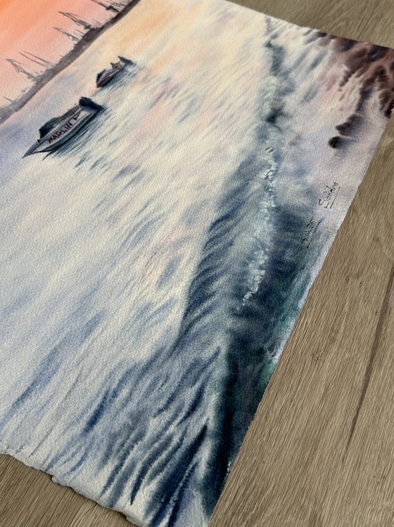 Calm Evening by the Water