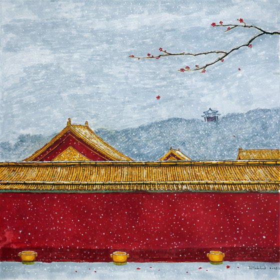 good snow of Forbidden City ( Original )