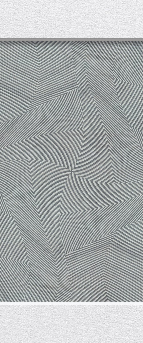 Wavy lines 14 by Lidiya Dmitrieva