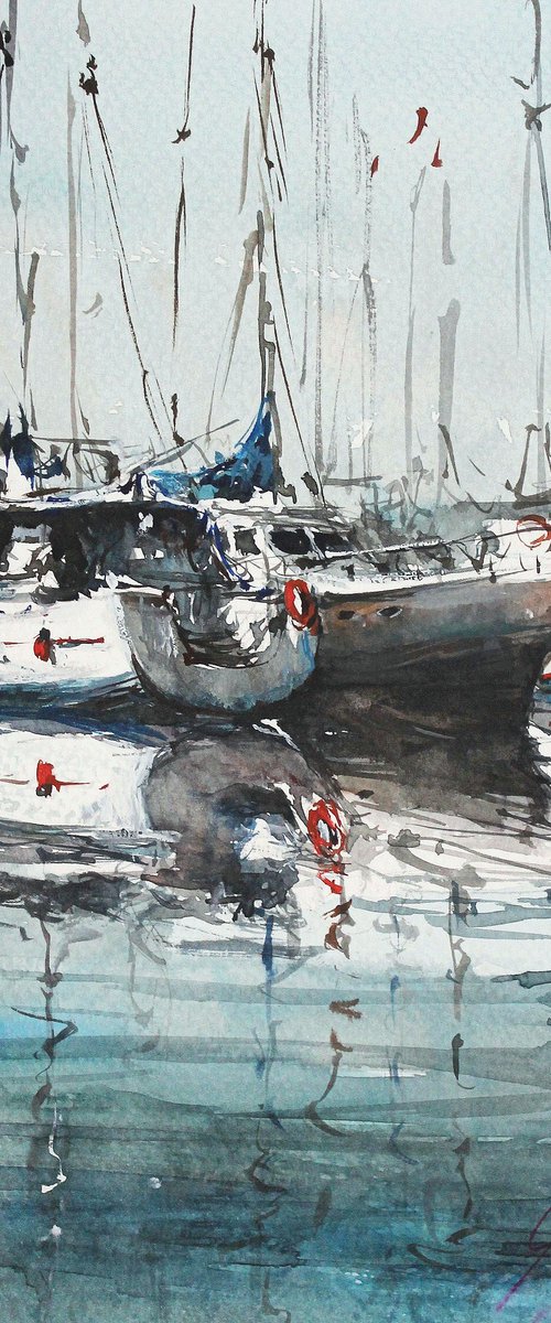 Salerno Sailing Port by Maximo Damico