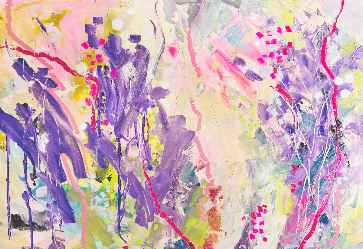 Energy Of Hyacinth By Kirsten Todd, 35 X 24, Artwork For Sale On Artfinder